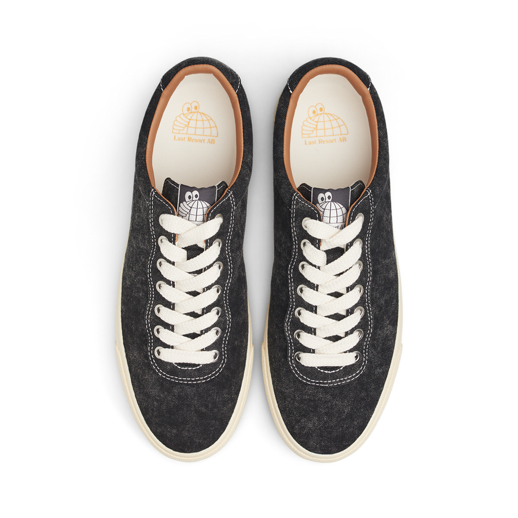 LAST RESORT AB - VM001 Lo Canvas Washed Black/White