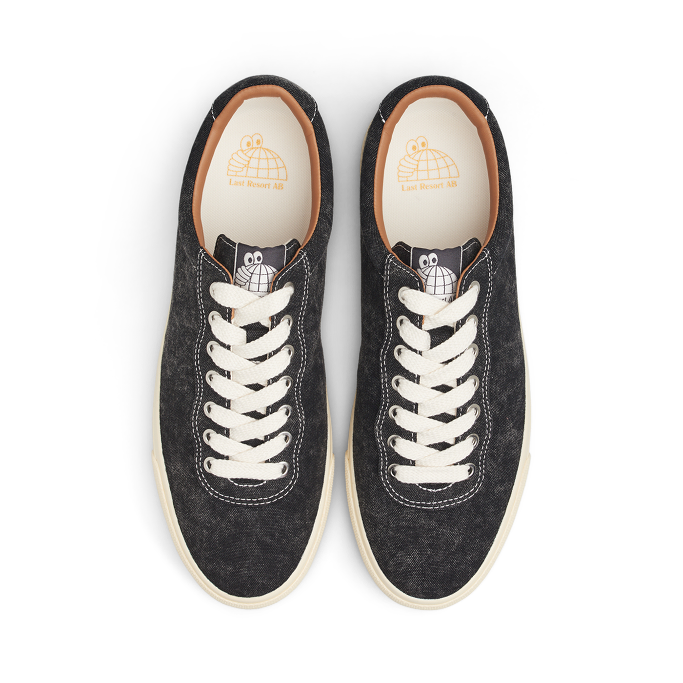 LAST RESORT AB - VM001 Lo Canvas Washed Black/White
