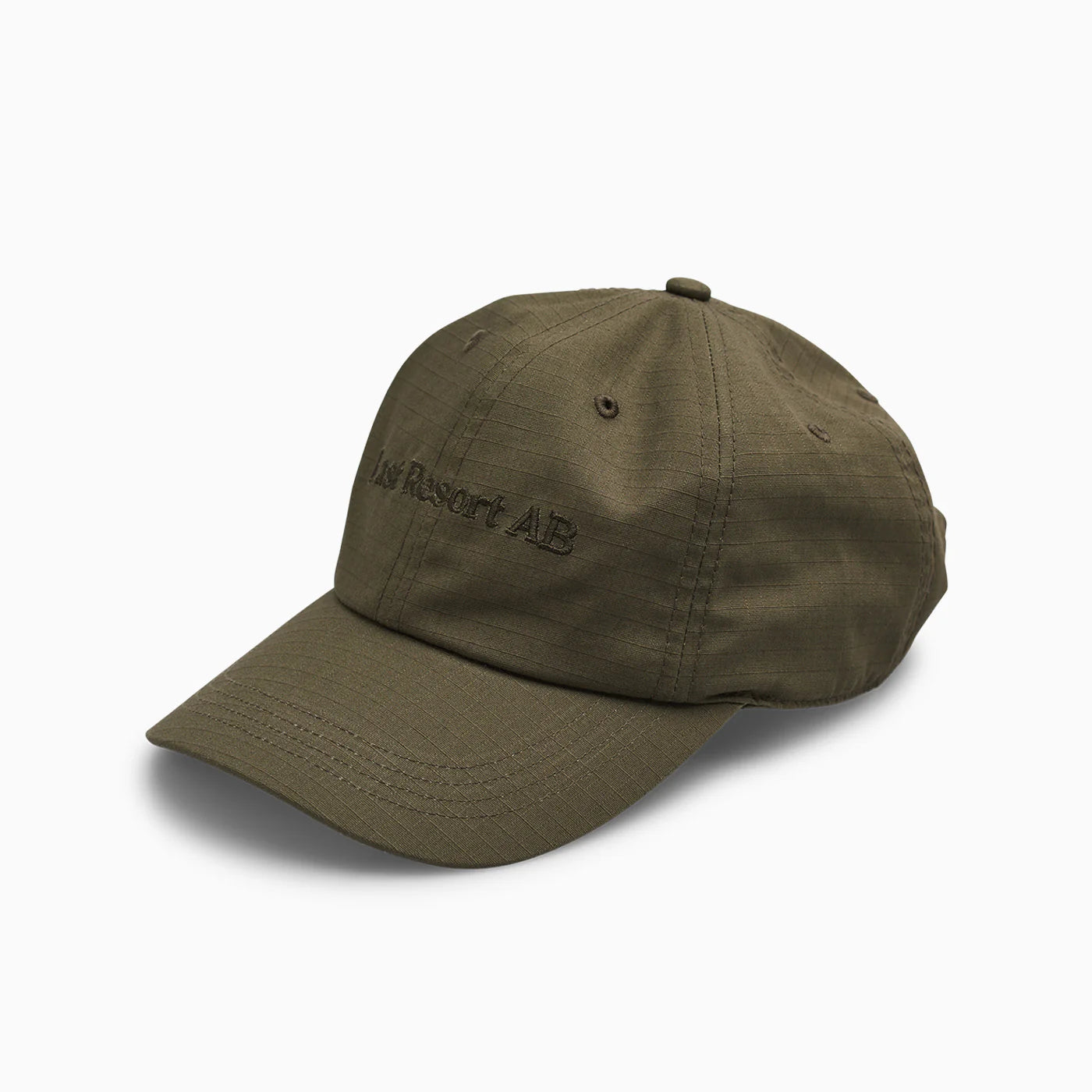 LAST RESORT AB - Script Logo Soft Peak Cap Olive Drab