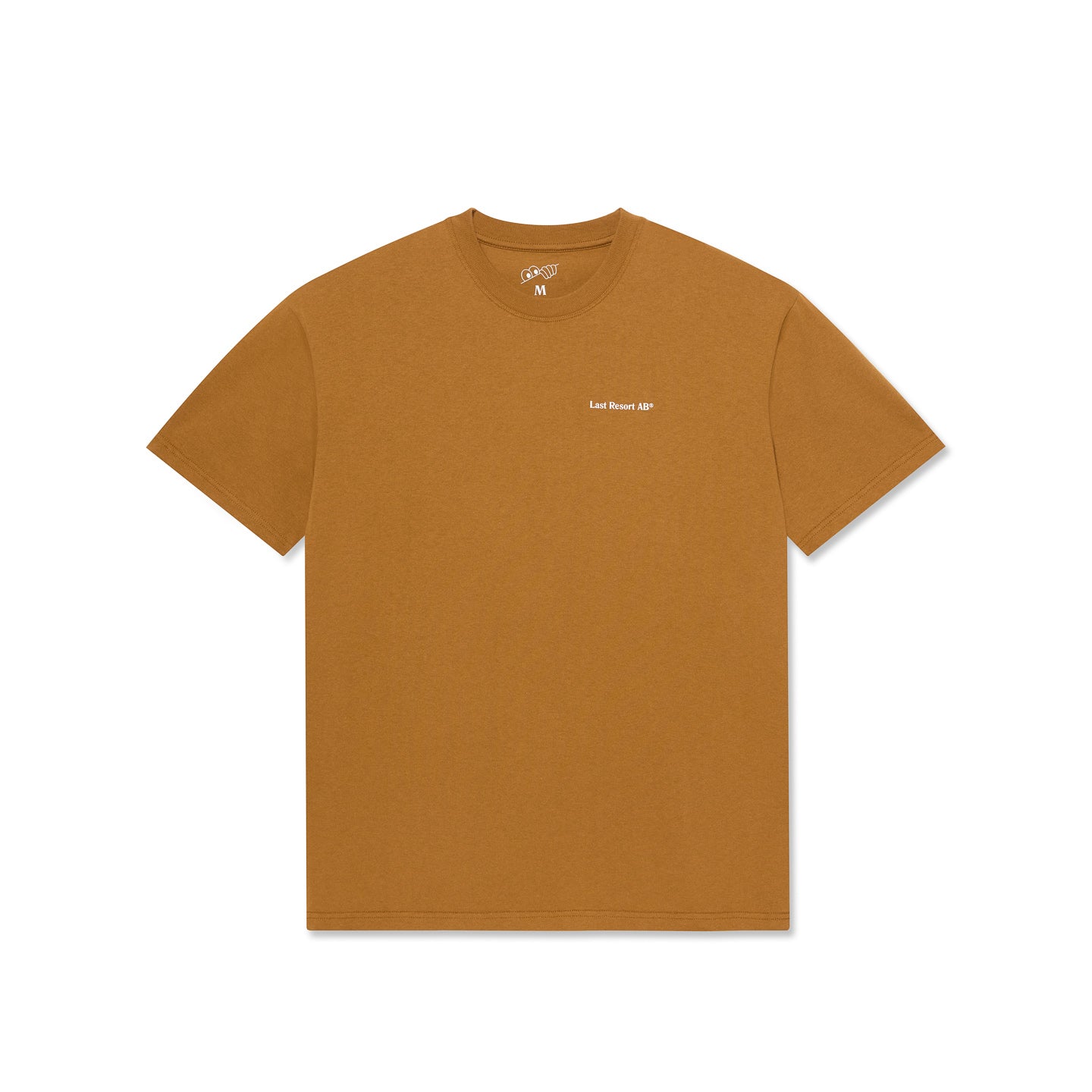 LAST RESORT AB - Atlas Monogram Tee Golden Brown/White