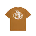 LAST RESORT AB - Atlas Monogram Tee Golden Brown/White