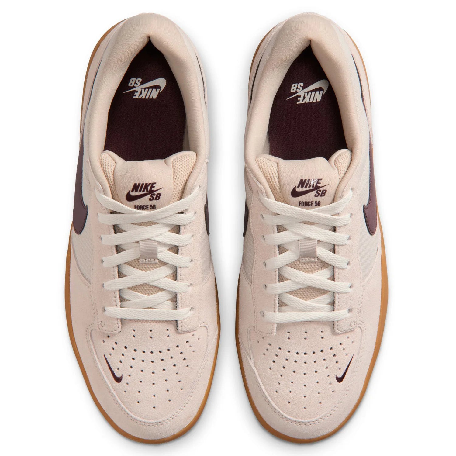 NIKE SB - Force 58 Cream/Burgundy Crush