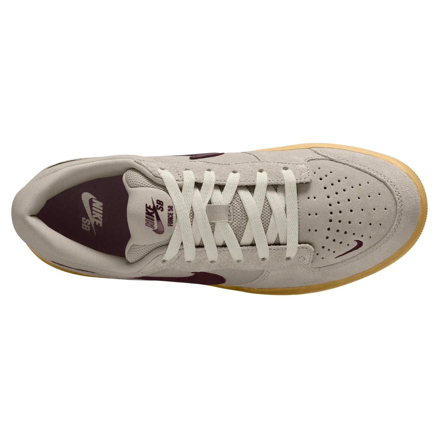 NIKE SB - Force 58 Cream/Burgundy Crush