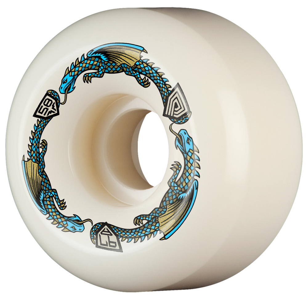 POWELL PERALTA - 58mm Dragon Formula BLUE Rat Bones II 97a