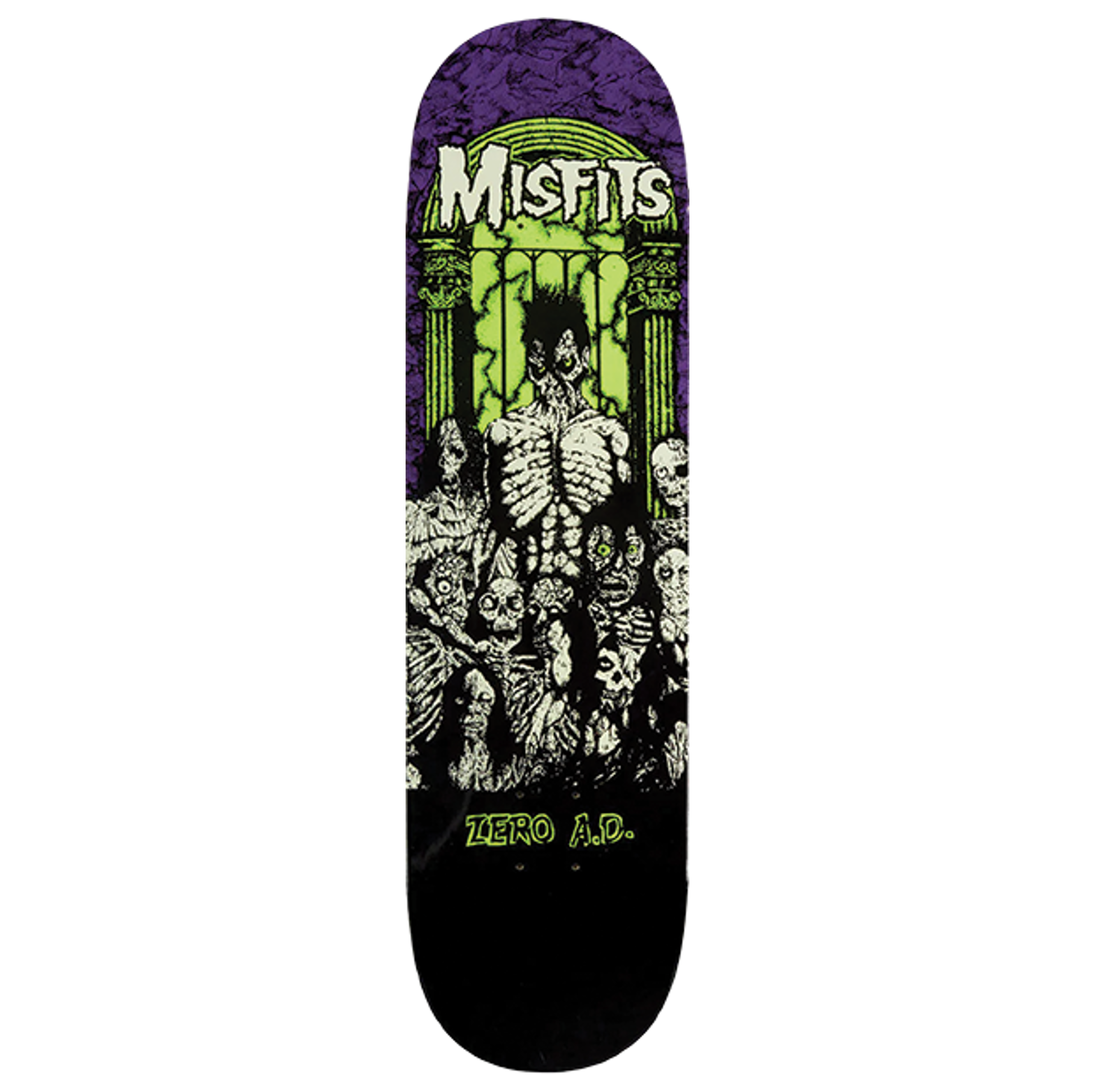 ZERO - Misfits Zero A.D. Deck GITD Dipped- 8.5