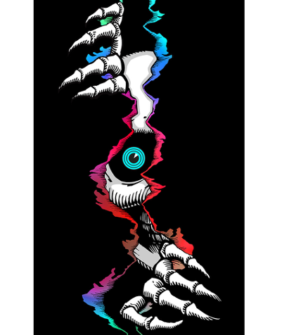 POWELL PERALTA - Ripper Peeker Black Griptape 9 x 33