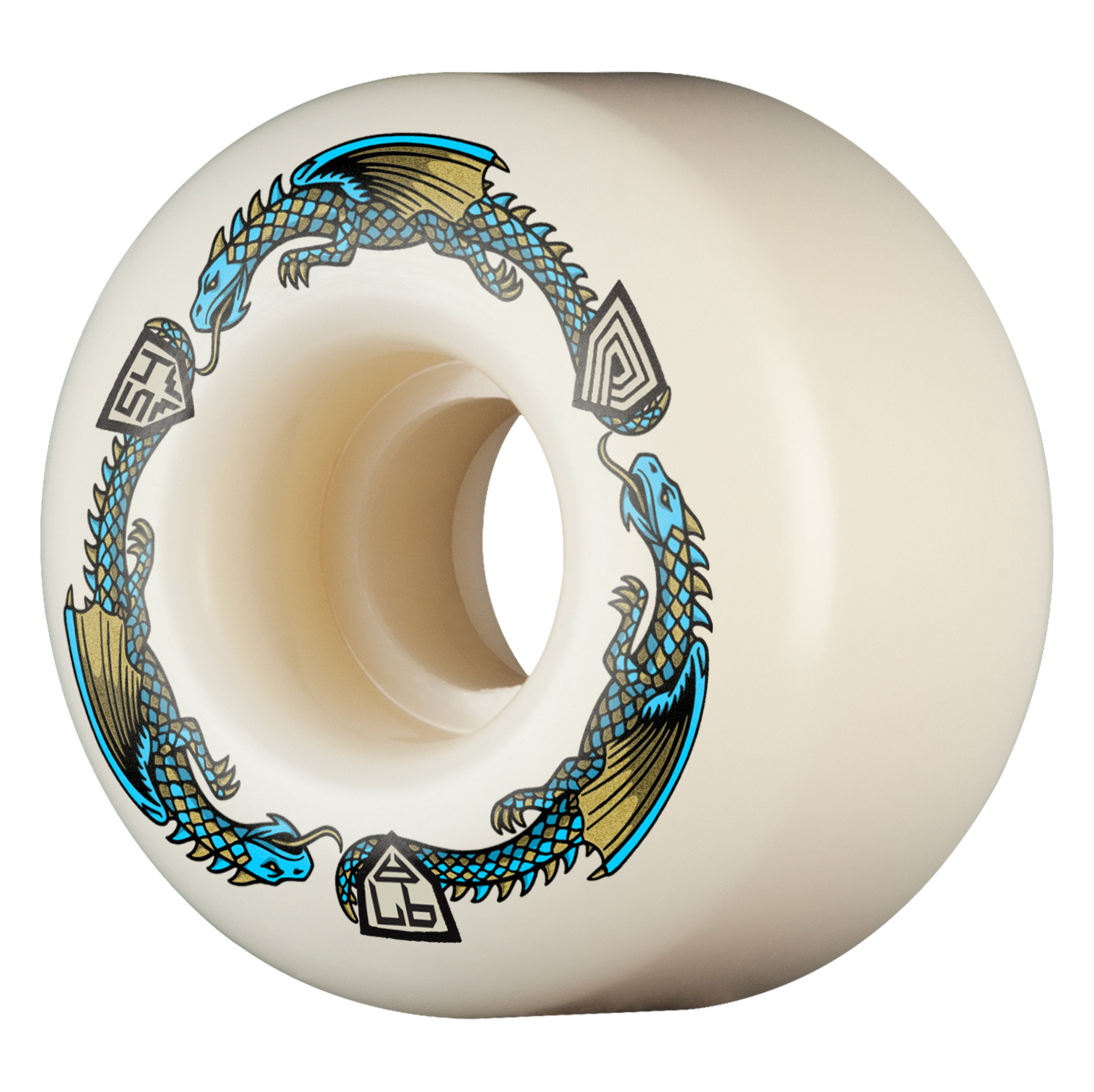 POWELL PERALTA - 54mm Dragon Formula Blue V4 97A