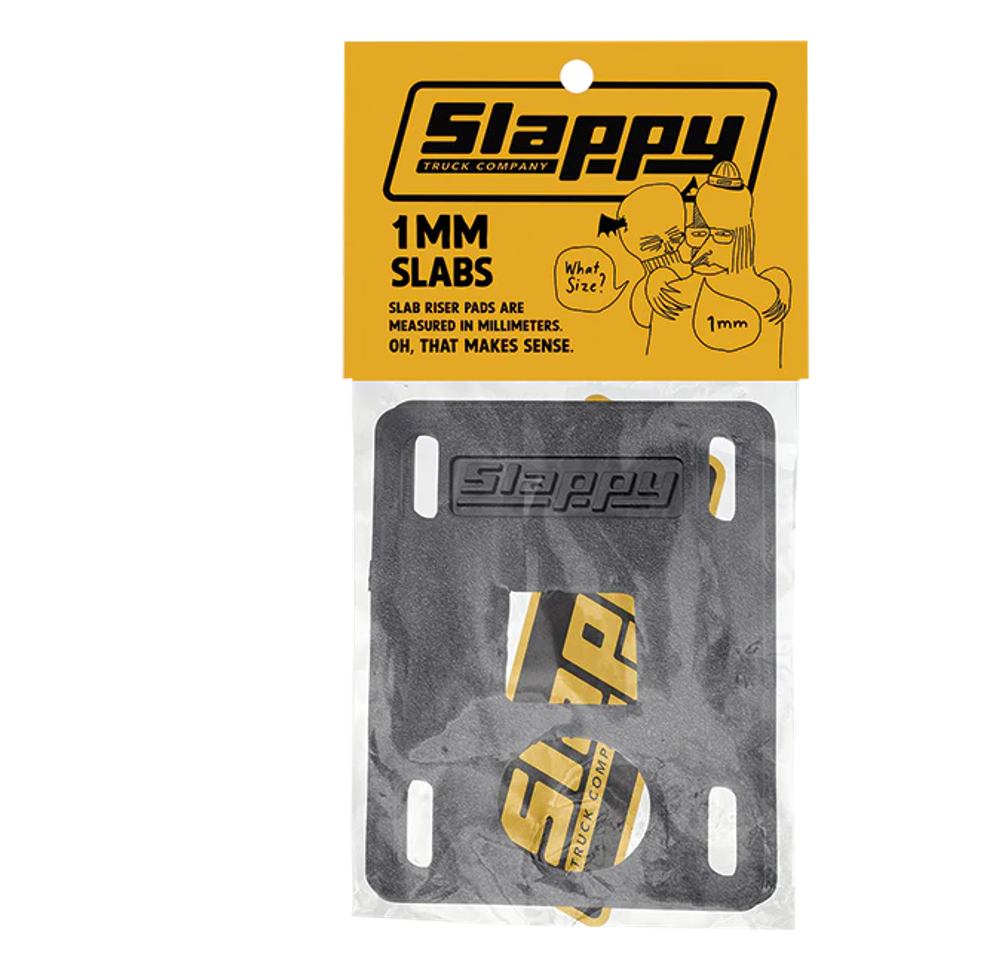 SLAPPY - Low Risers 1mm Black