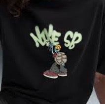 NIKE SB - M90 OC SKATE Spray Turtle Tee Black