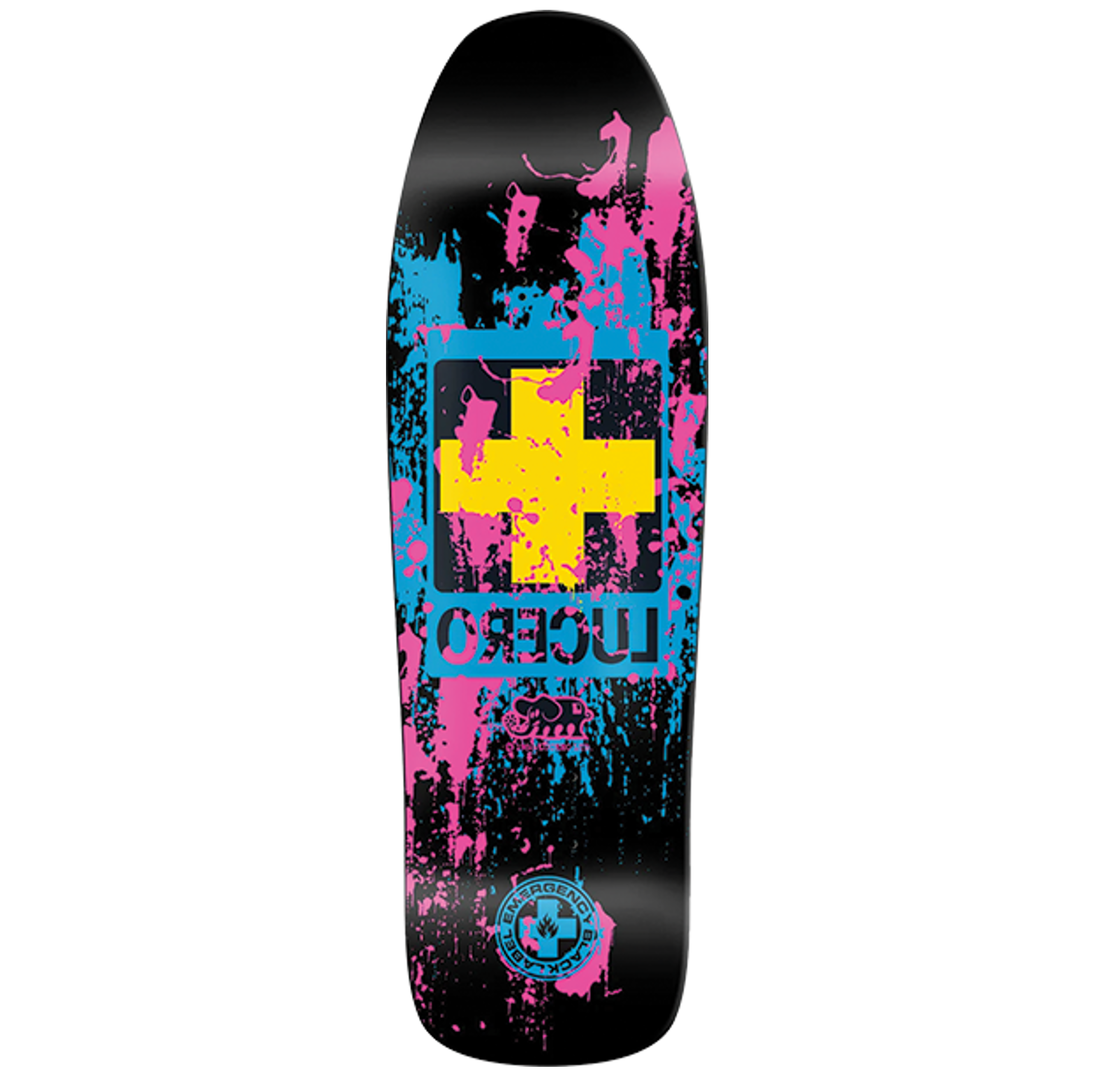 BLACK LABEL - Splatter Cross Black - 9.88 – Deli Skate Supply