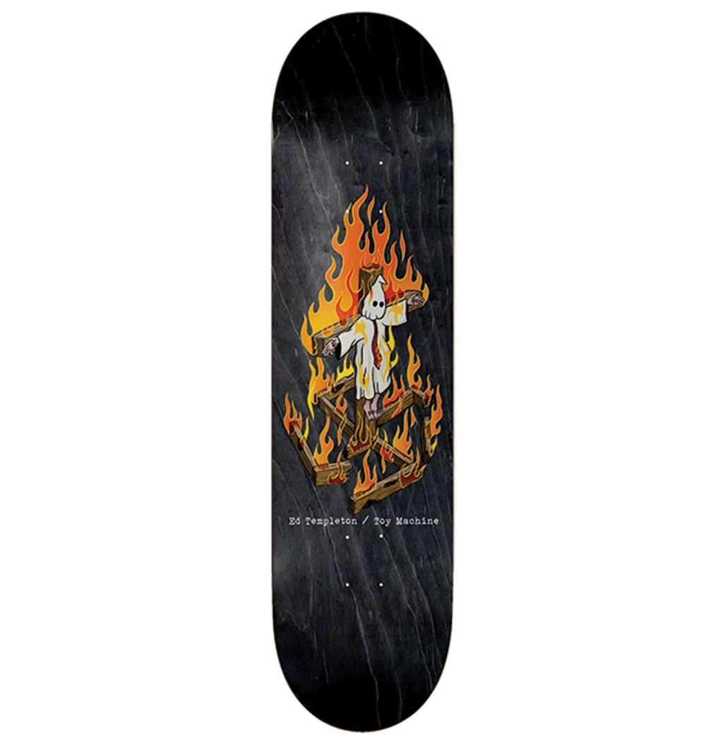 TOY MACHINE - Templeton Charred Cross 2 - 8.25