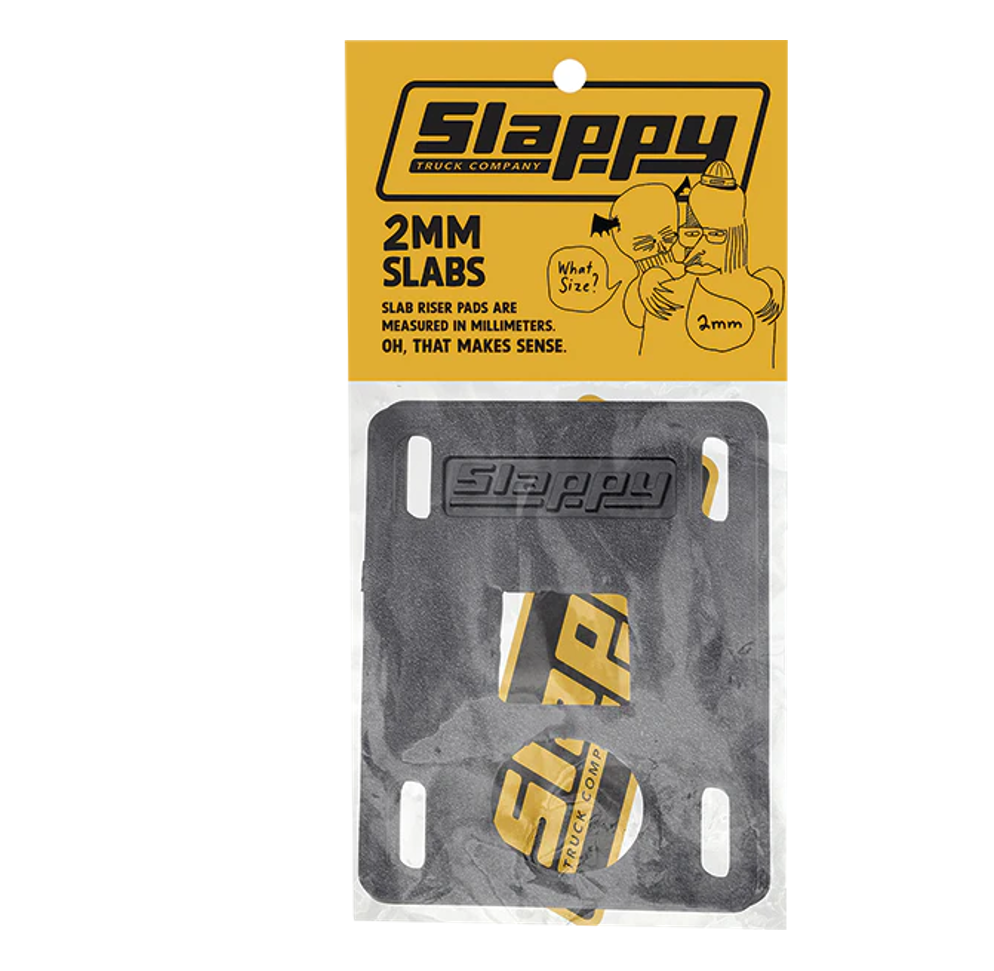 SLAPPY - Low Risers 2mm Black