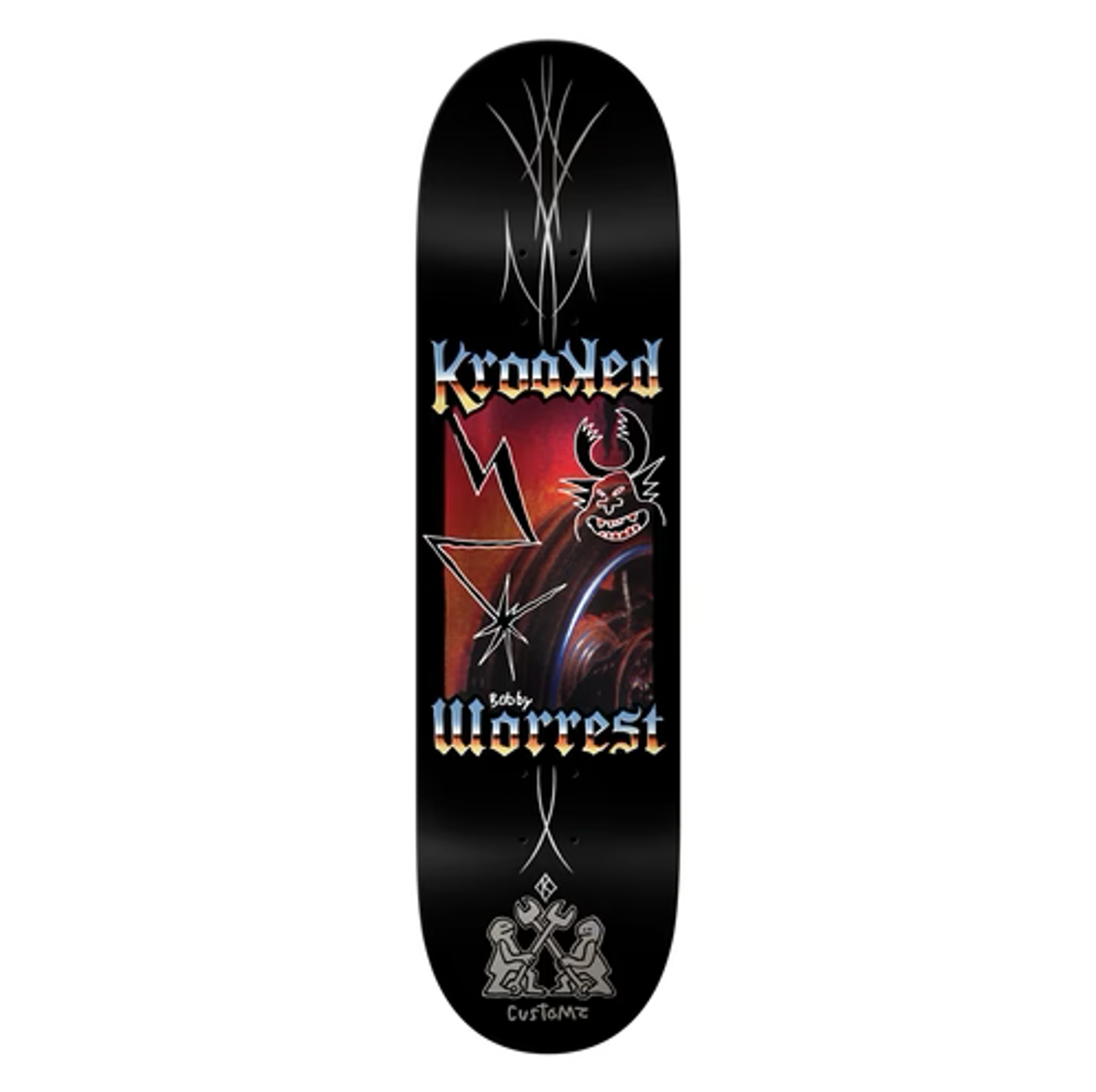 KROOKED - Worrest Charm Twin Tail Slick - 8.3
