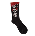 ZERO - 3 Skull Blood Socks Black