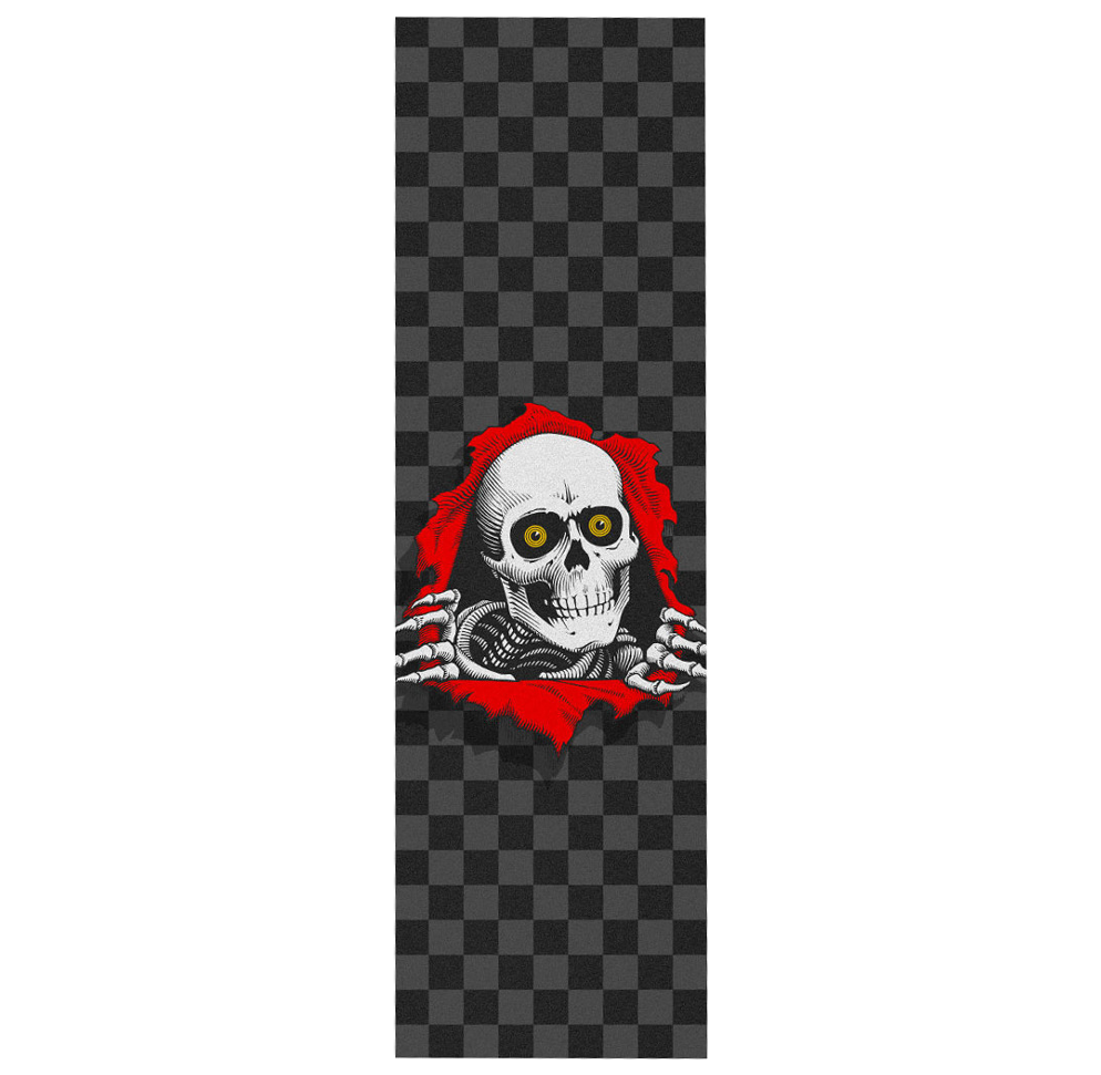 POWELL PERALTA - Ripper Checker Black Griptape 9 x 33