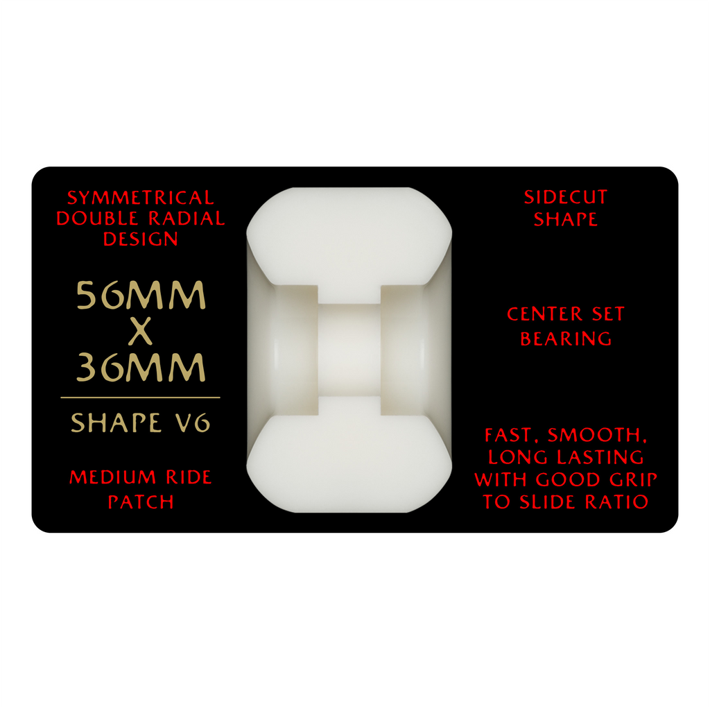 POWELL PERALTA - 56mm Dragon Formula Red V6 93A