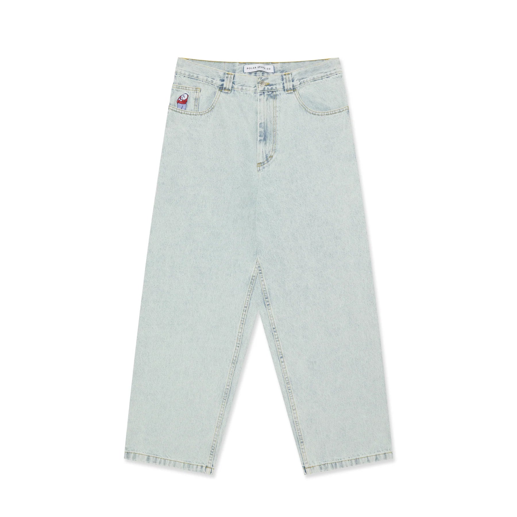 POLAR SKATE CO. - Big Boy Pants Light Blue OG LOGO