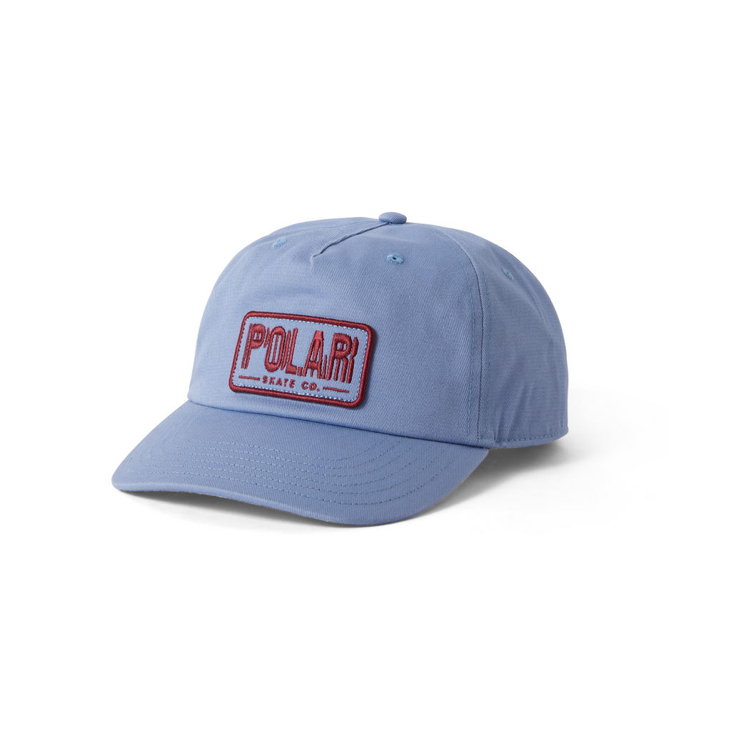 POLAR SKATE CO. - Earthquake Patch Cap Oxford Blue
