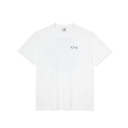 POLAR SKATE CO. - Fill Logo Burnside 2084 Tee White