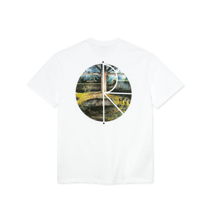 POLAR SKATE CO. - Fill Logo Burnside 2084 Tee White