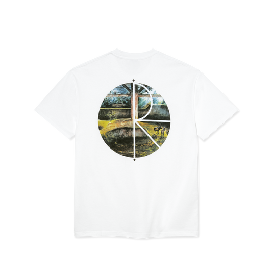 POLAR SKATE CO. - Fill Logo Burnside 2084 Tee White