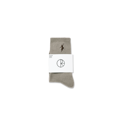 POLAR SKATE CO. - No Comply Socks Sand Brown