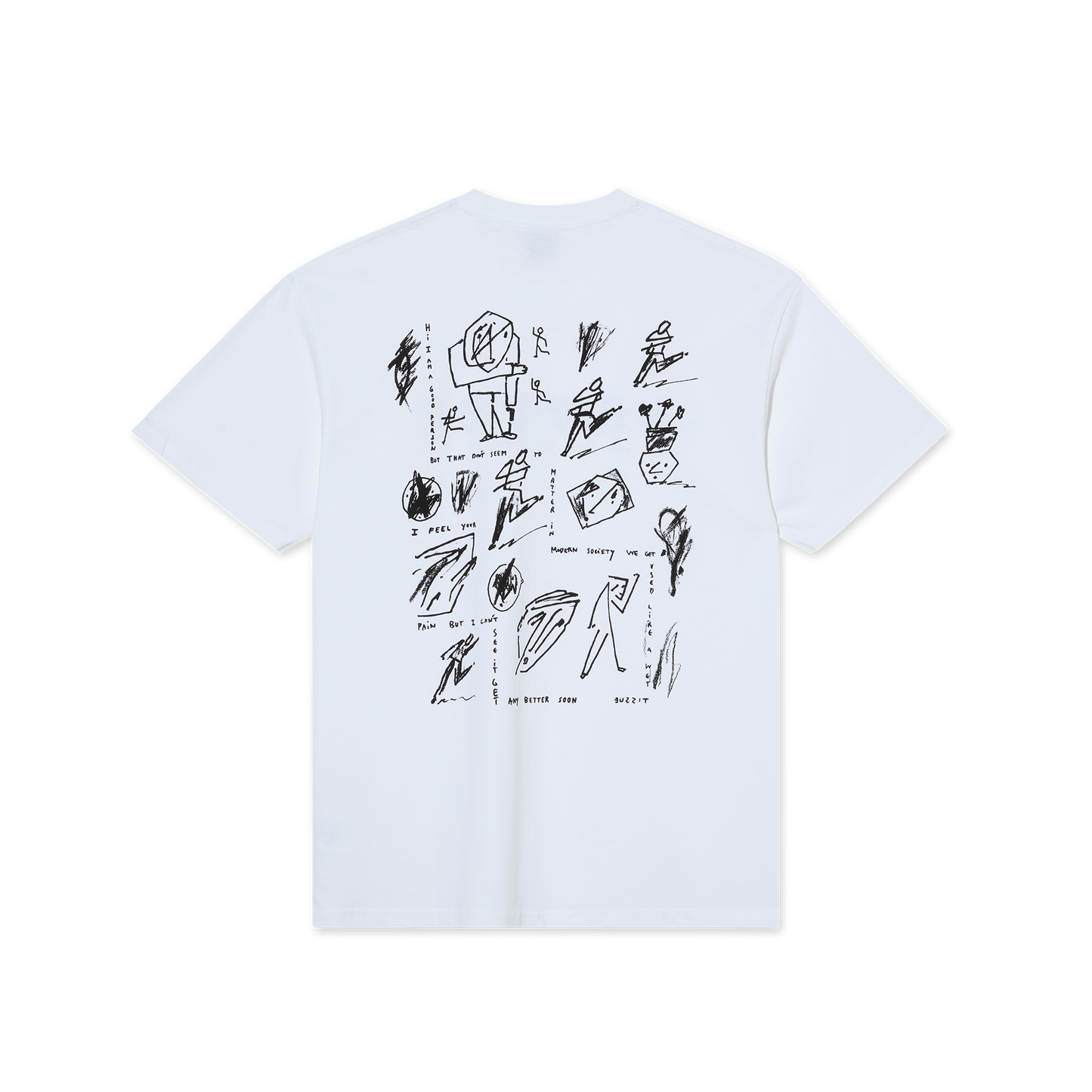 POLAR SKATE CO. - Sad Times Tee White