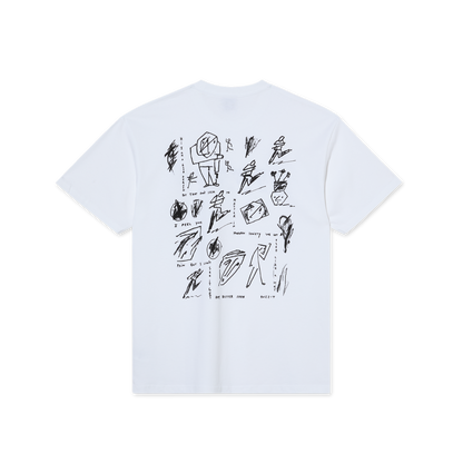 POLAR SKATE CO. - Sad Times Tee White