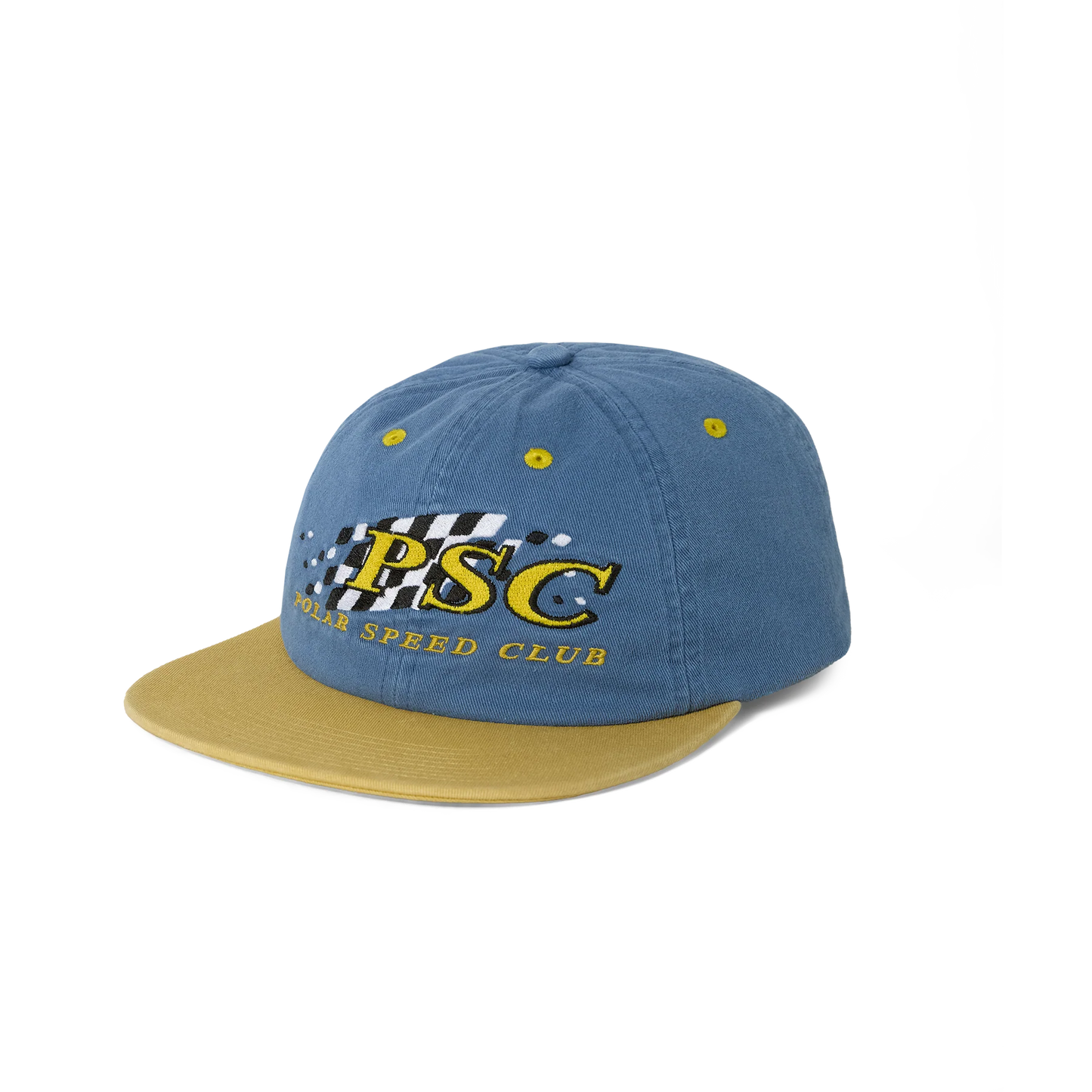 POLAR SKATE CO. - Polar Speed Club Michael Cap Blue/Yellow