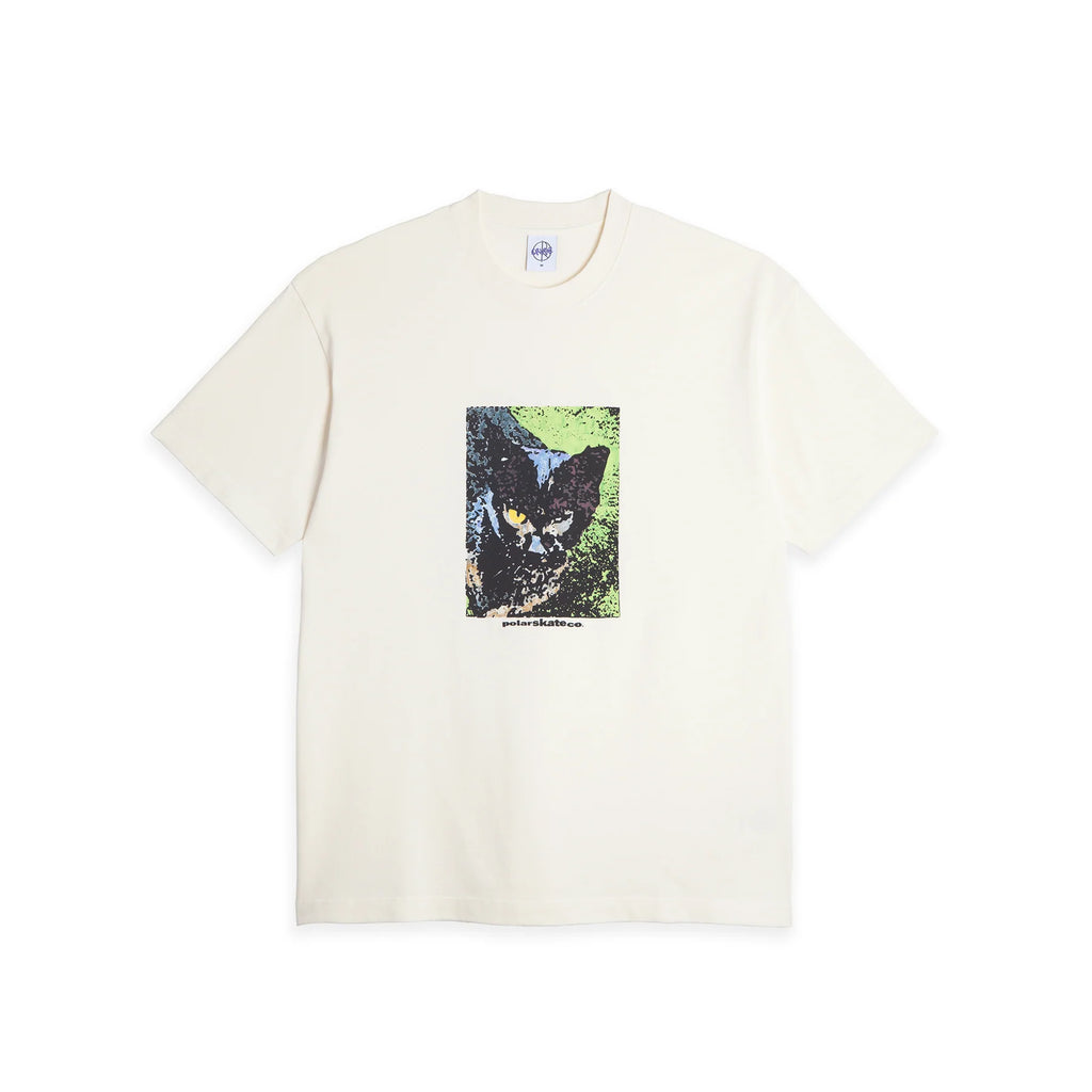 POLAR SKATE CO. - Cat Tee Ivory
