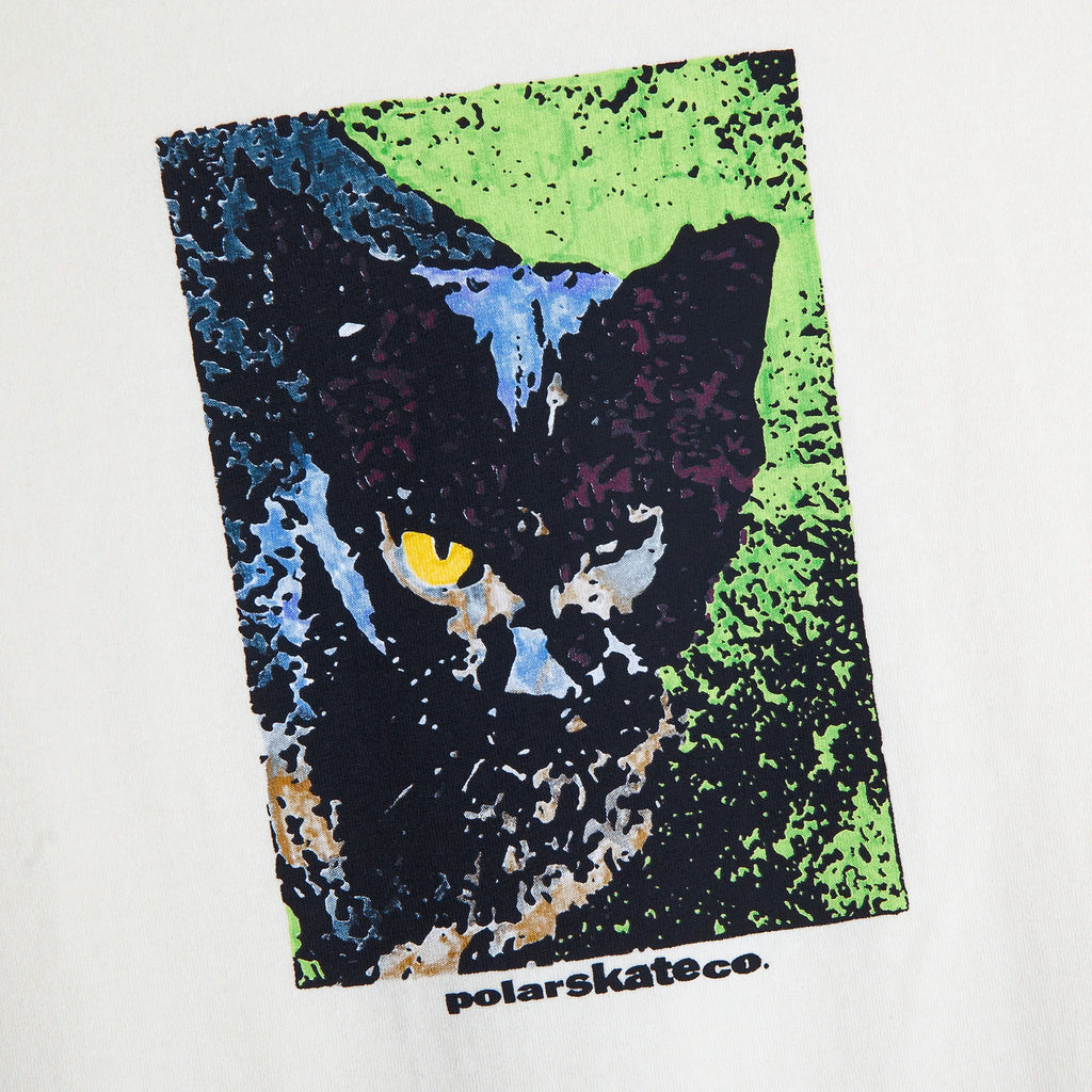 POLAR SKATE CO. - Cat Tee Ivory
