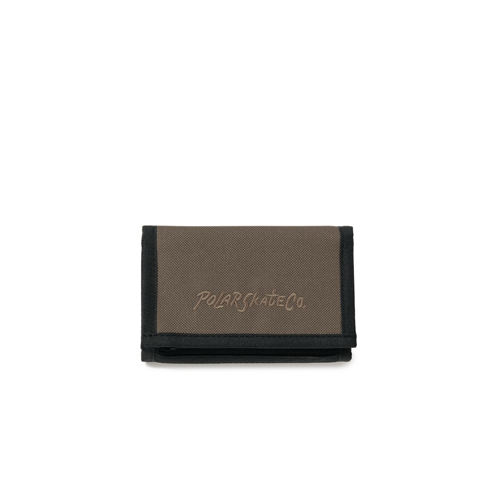 POLAR SKATE CO. - Surf Logo Key Wallet Grey Brown