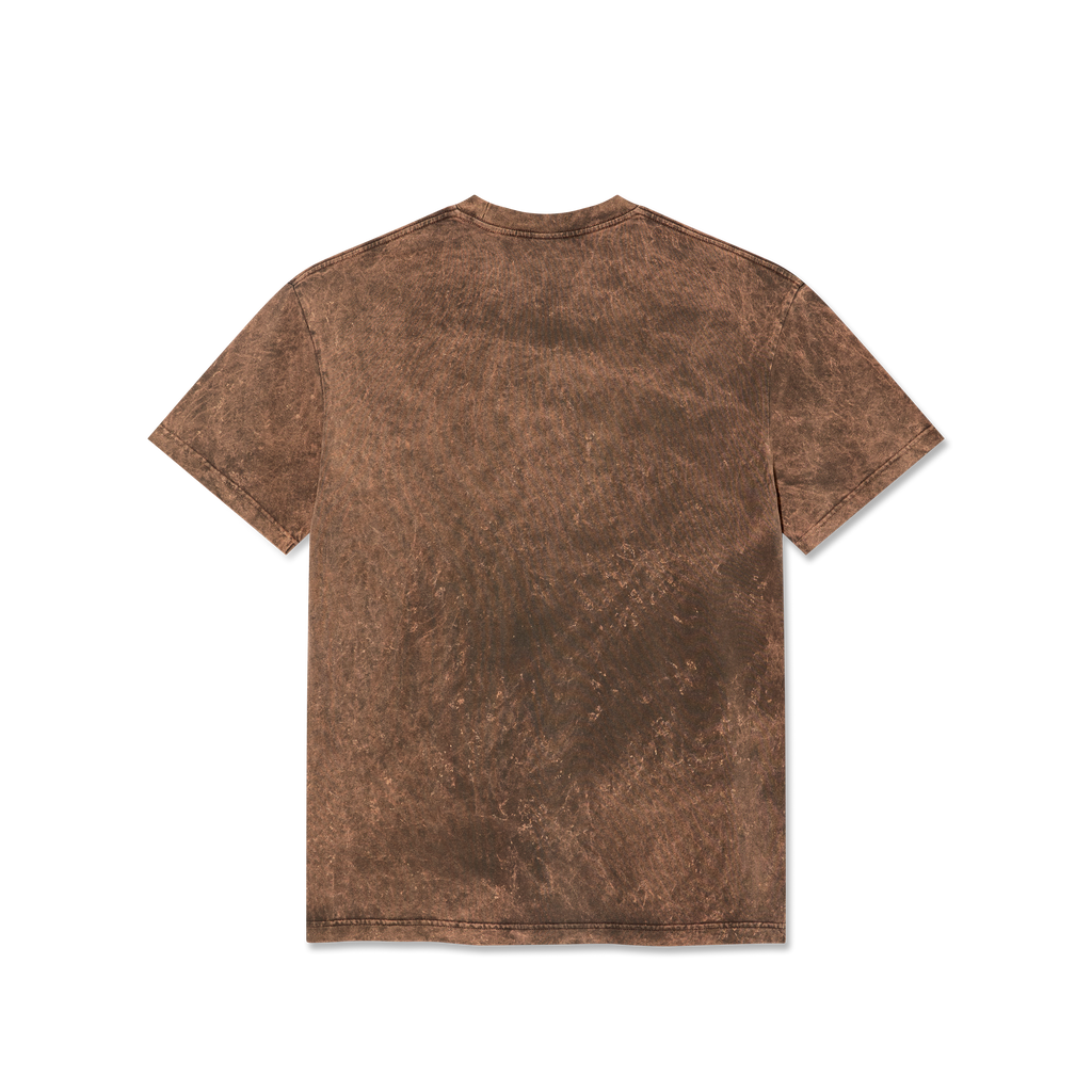 POLAR SKATE CO. - Surf Logo Tee Acid Brown