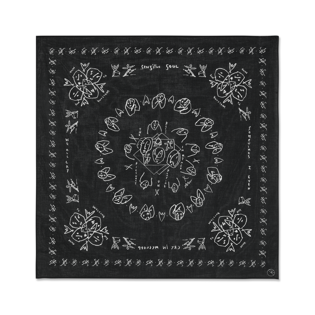 POLAR SKATE CO. - Bandana Black