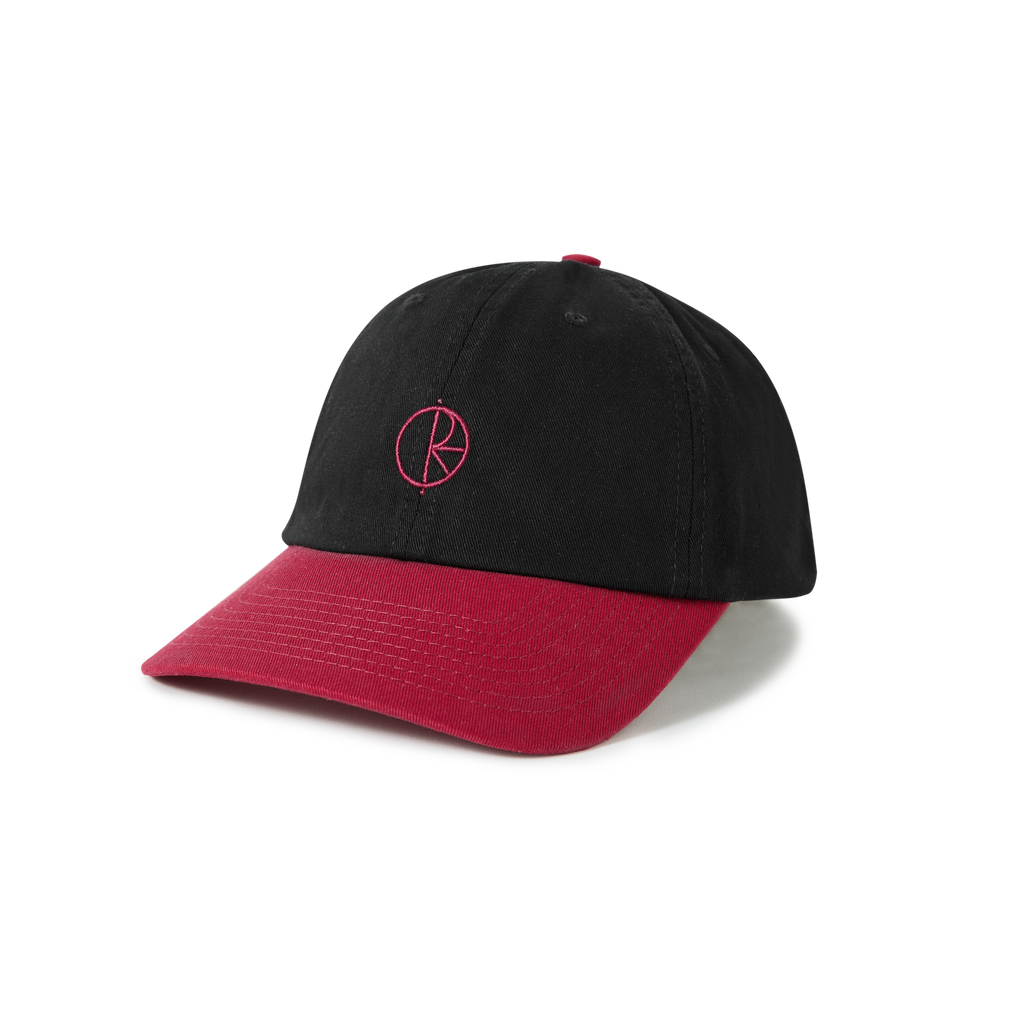 POLAR SKATE CO. - Stroke Logo Sai Cap Black/Red