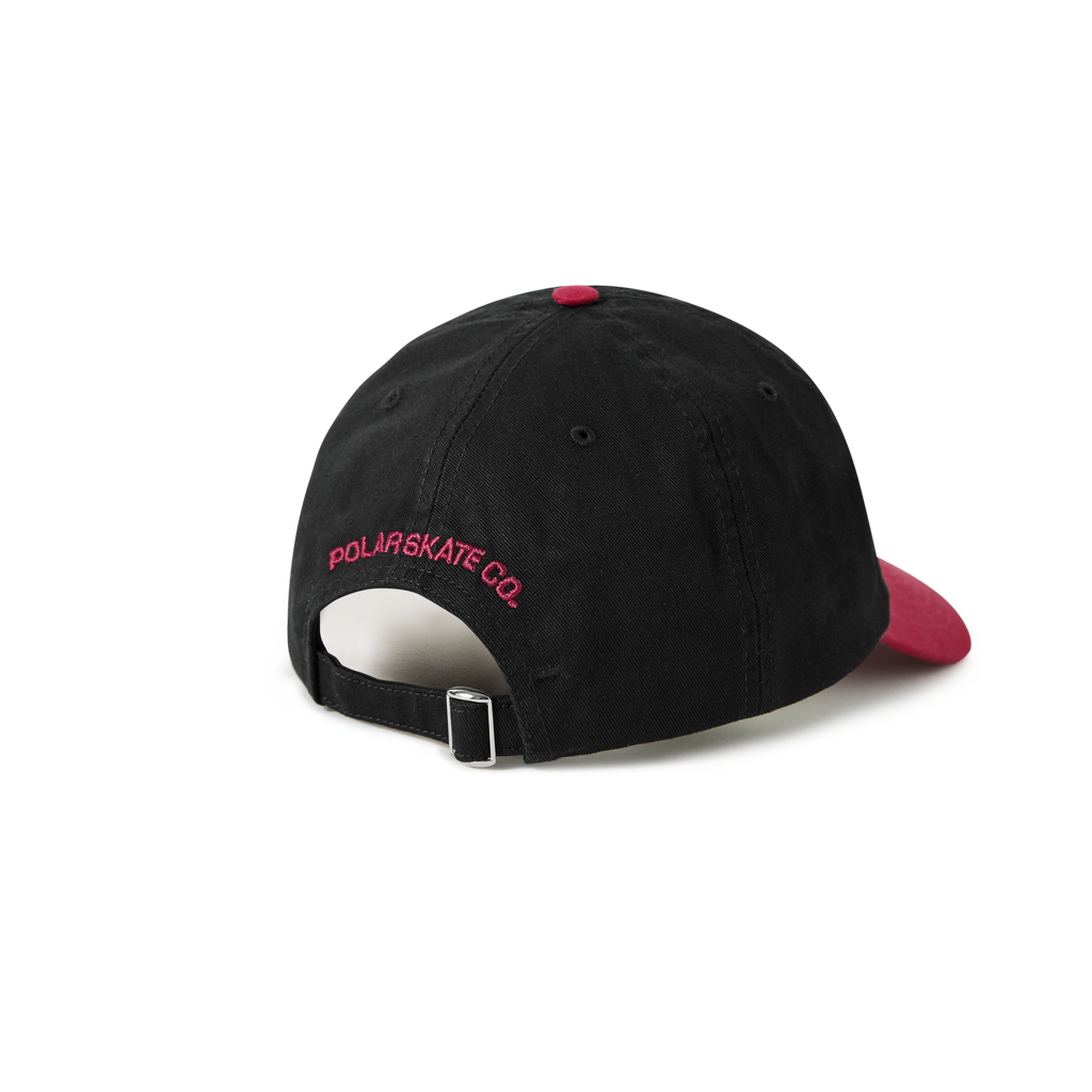 POLAR SKATE CO. - Stroke Logo Sai Cap Black/Red