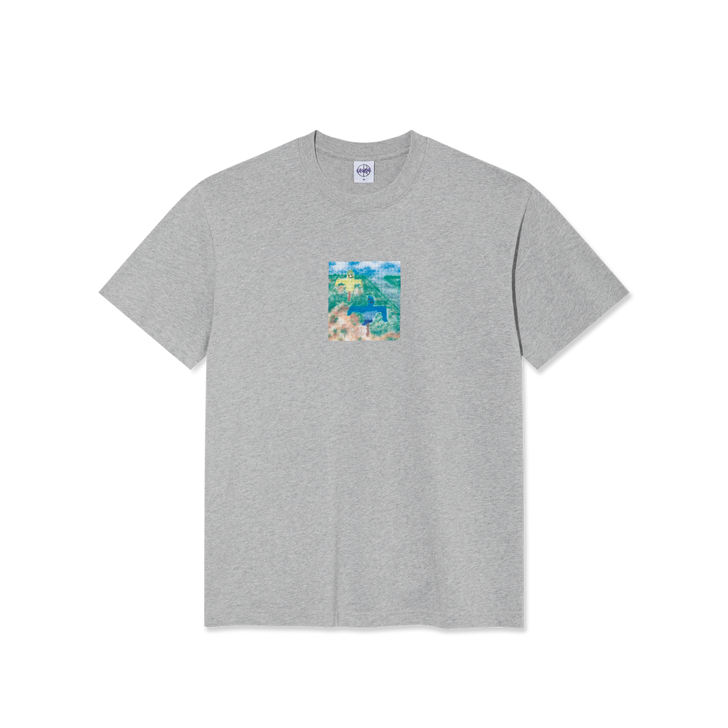 POLAR SKATE CO. - Scarecrow Tee Heather Grey