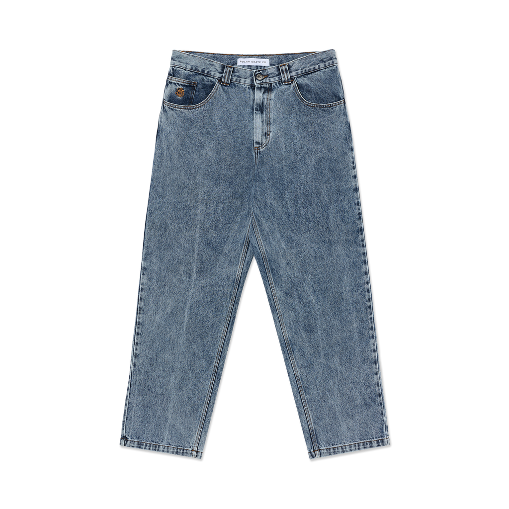 POLAR SKATE CO. - '93! Denim Heavy Washed Blue