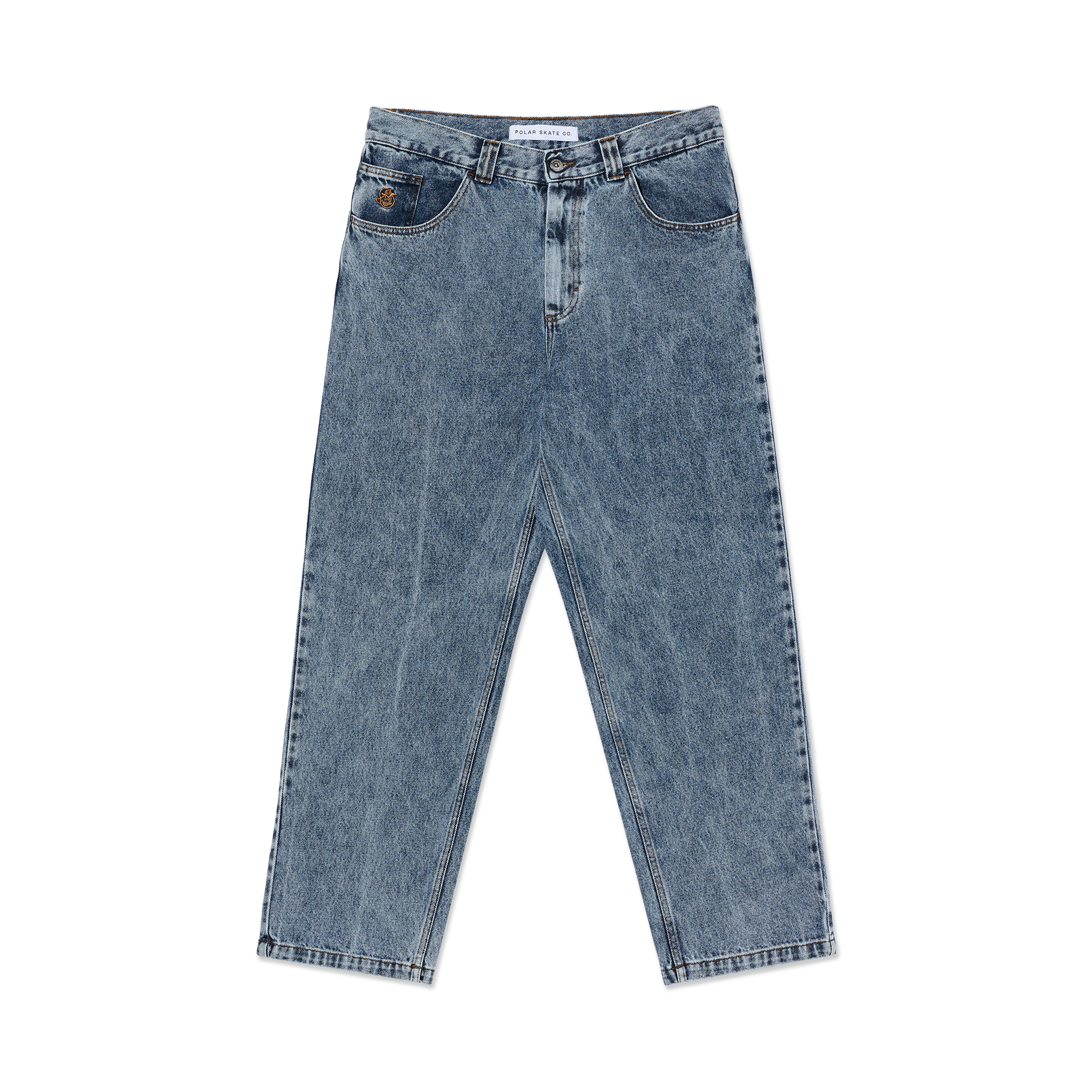 POLAR SKATE CO. - '93! Denim Heavy Washed Blue