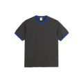POLAR SKATE CO. - Ringer Tee Dirty Black/Egyptian Blue