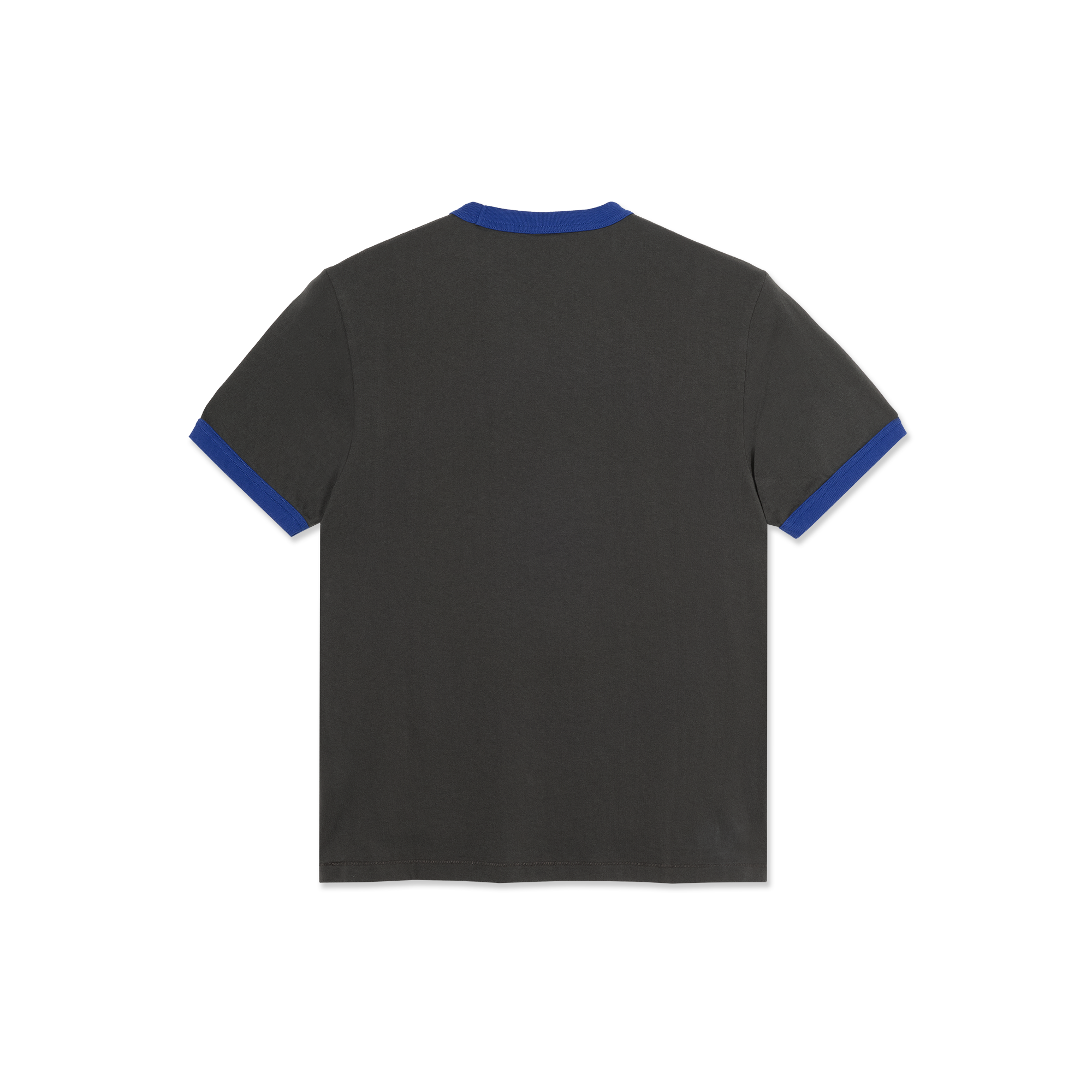 POLAR SKATE CO. - Ringer Tee Dirty Black/Egyptian Blue