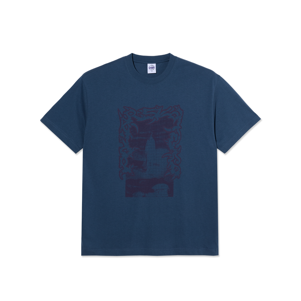 POLAR SKATE CO. - Passing Resemblance Tee Grey Blue