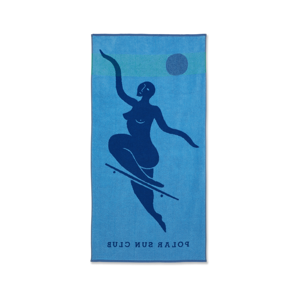 POLAR SKATE CO. - No Complies Forever Towel Egyptian Blue