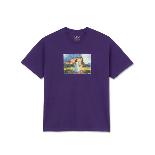 POLAR SKATE CO. - Burning World Tee Purple