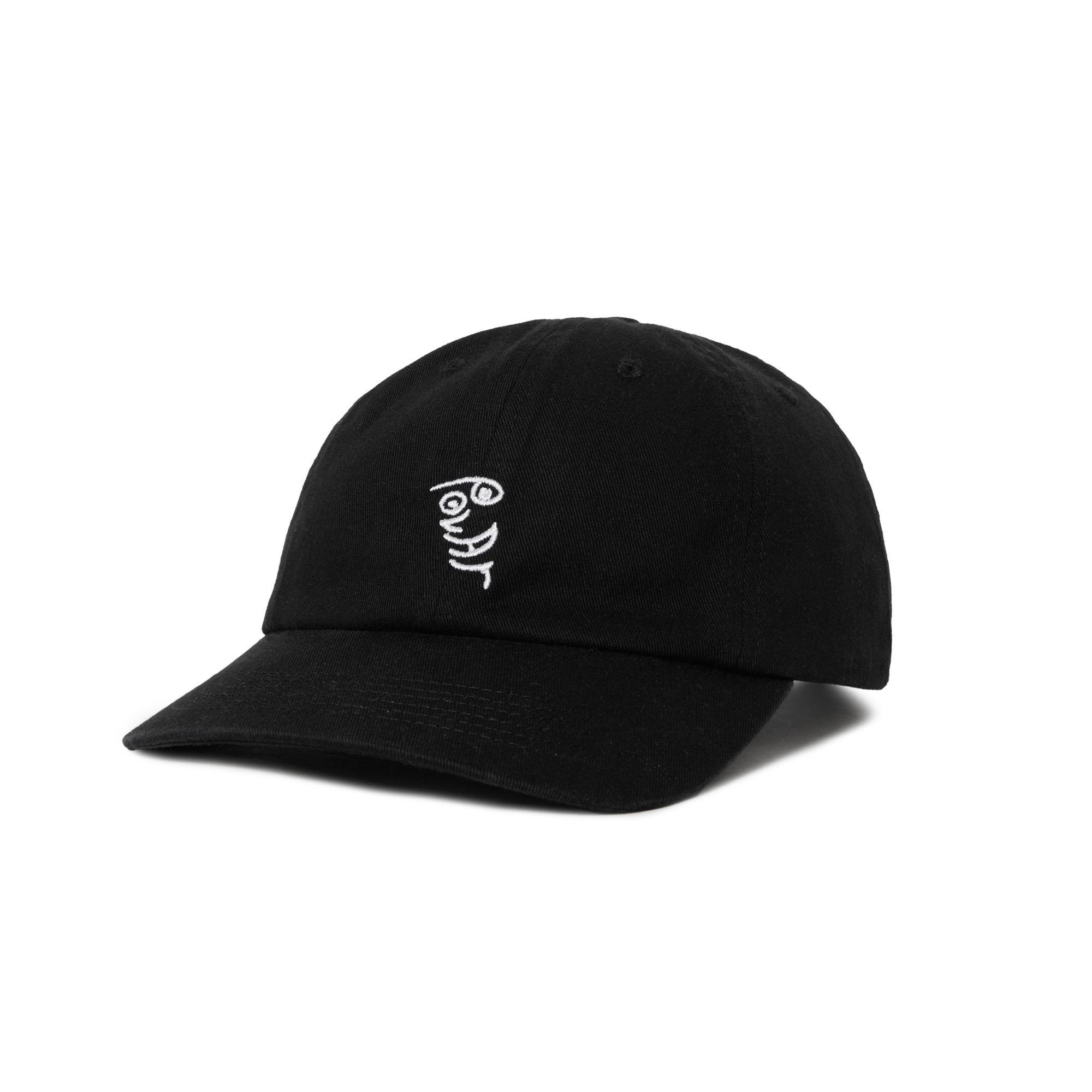 POLAR SKATE CO. - Face Logo Cap Black