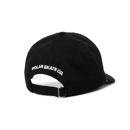 POLAR SKATE CO. - Face Logo Cap Black