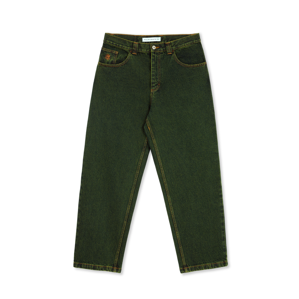 POLAR SKATE CO. - '93! Pants Chartreuse Blue