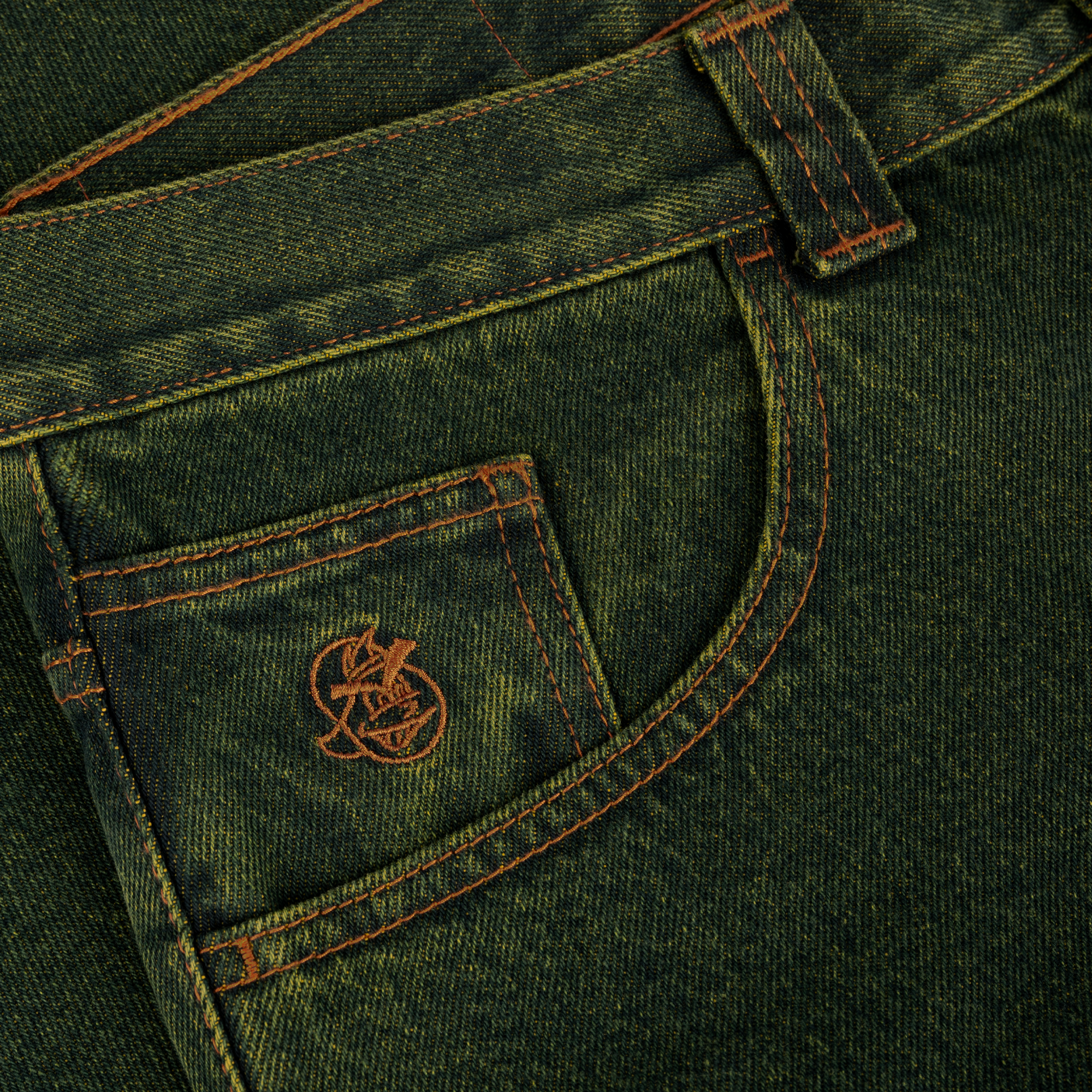 POLAR SKATE CO. - '93! Pants Chartreuse Blue