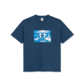 POLAR SKATE CO. - Angel Man Tee Grey Blue