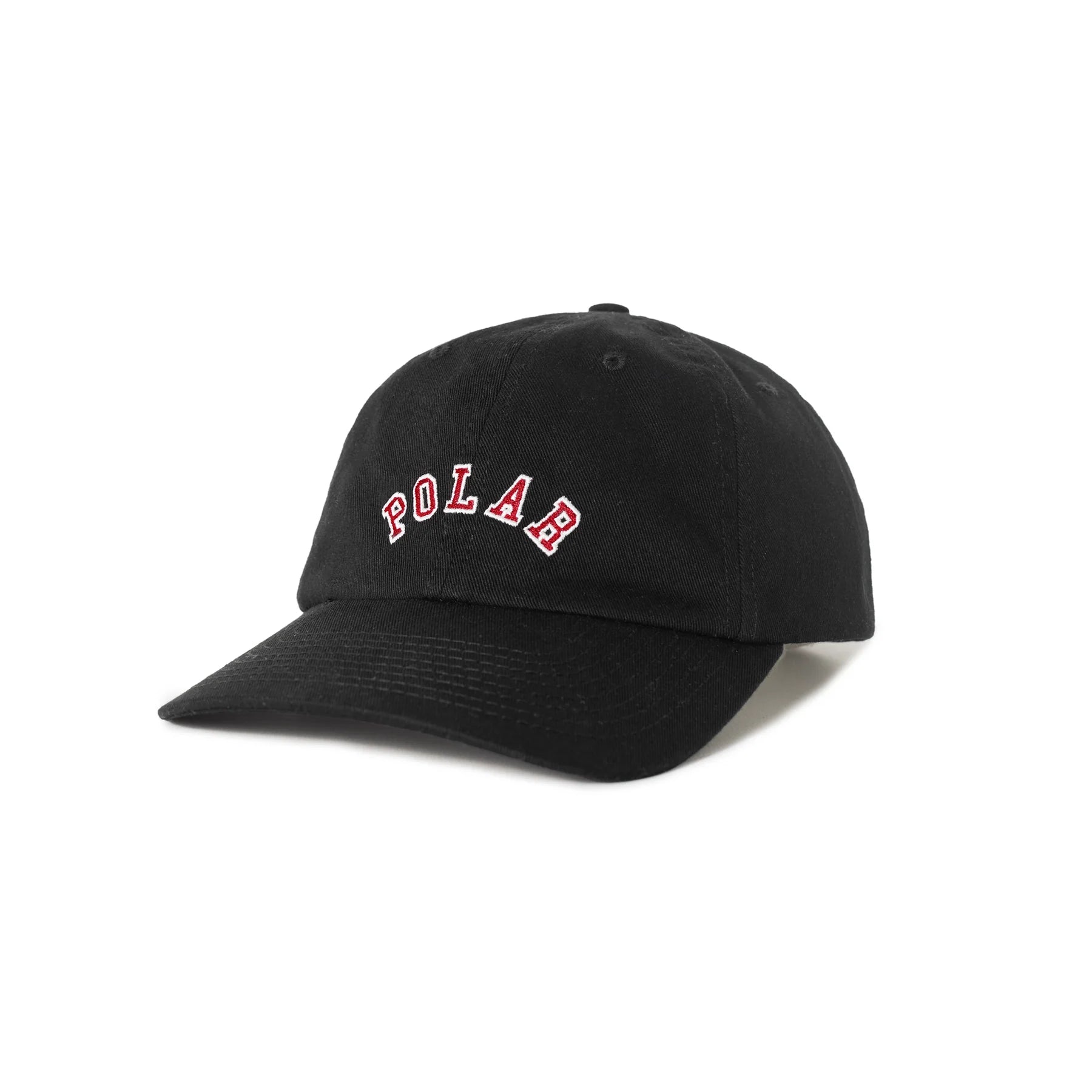 POLAR SKATE CO. - College Logo Sai Cap Black
